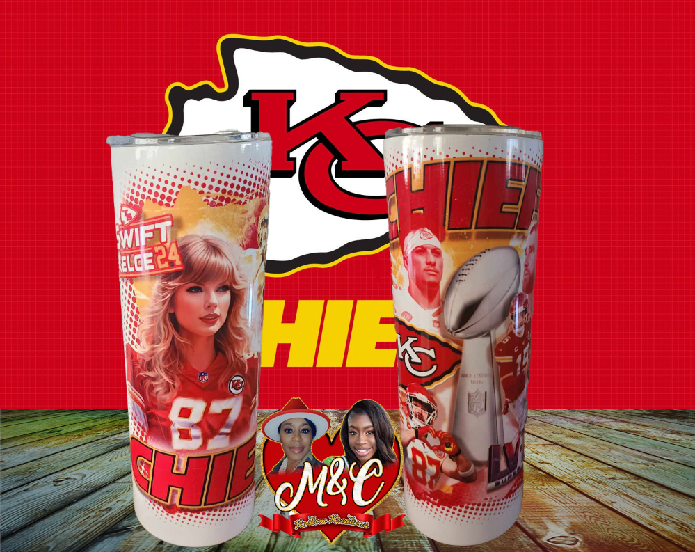 20oz KC Chief inspired tumbler