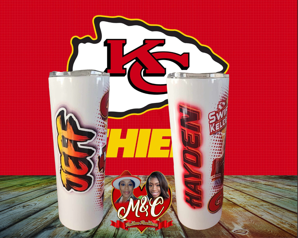 20oz KC Chief inspired tumbler